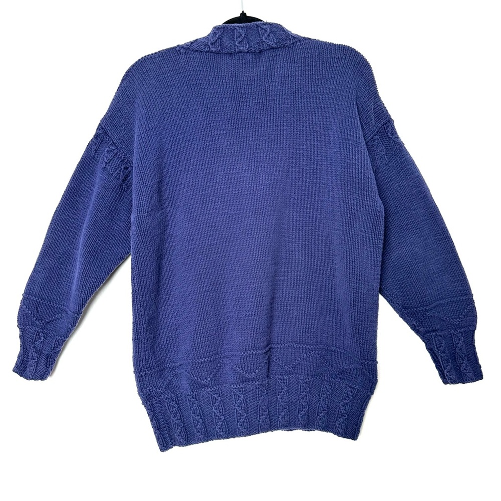 Vintage Ann Taylor Nautical Navy Old Money Preppy Embroidered Anchor Sweater - Picture 8 of 11